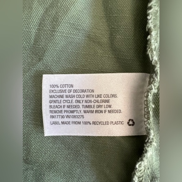 Merona Army Green Cargo Vest Jacket - Picture 12 of 12